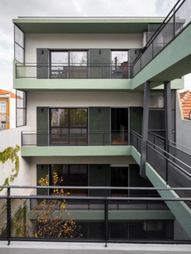 Restoration, Exterior, Flats / Apartments, Multi-unit Residential Buildings, Contemporary
