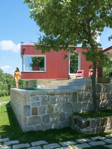 Landscape Design, Single-Family Homes, Passive House / Eco-friendly, Exterior, Swimming Pools, Traditional