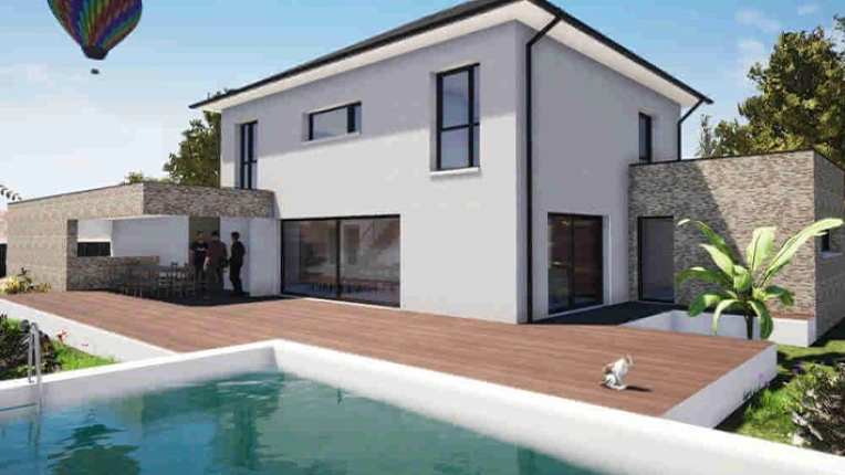 Conversion, Building Upgrades, Landscape Design, Roof Extension, Patios & Terraces, Single-Family Homes, Passive House / Eco-friendly, Exterior, Swimming Pools, New Build, Renovation, Contemporary, modern