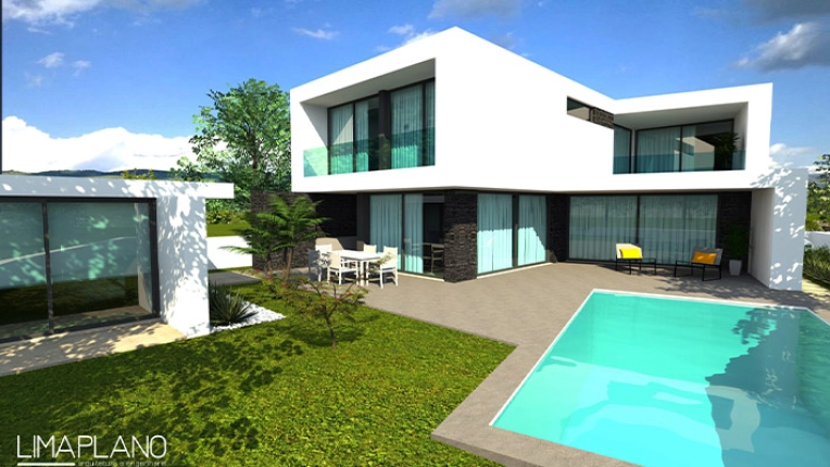 Gestão de Obra, Jardim, Estudos de viabilidade, Terraço / Pátio, Habitações unifamiliares, Casa passiva / ecológica, Exterior, Piscina, Construção, Ampliação, Contemporâneo, moderno